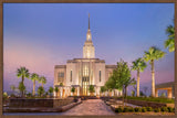 Red Cliffs Utah Temple - Covenant Path - framed giclee canvas