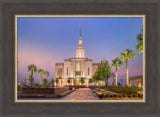 Red Cliffs Utah Temple - Covenant Path - framed giclee canvas