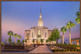 Red Cliffs Utah Temple - Covenant Path - framed giclee canvas