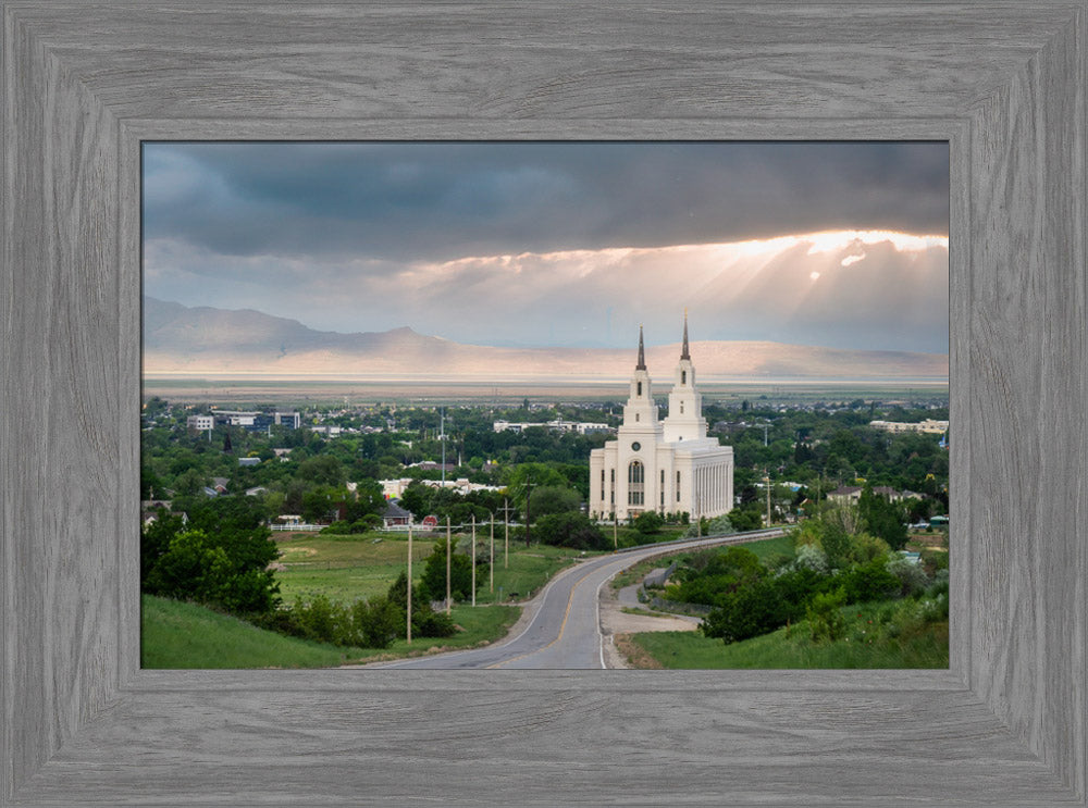 Layton Temple - A Royal View - framed giclee canvas