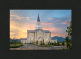 Taylorsville Temple - Covenant Path - framed giclee canvas