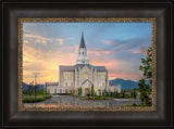 Taylorsville Temple - Covenant Path - framed giclee canvas