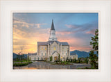 Taylorsville Temple - Covenant Path - framed giclee canvas