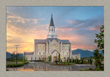 Taylorsville Temple - Covenant Path - framed giclee canvas