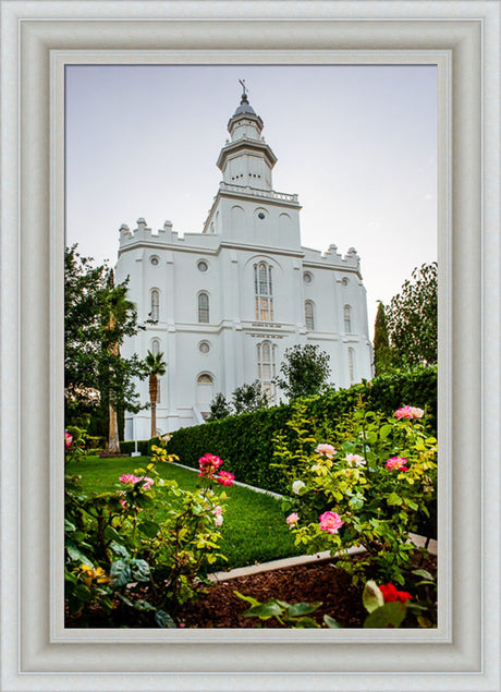 St George Temple - Flower Garden by Scott Jarvie