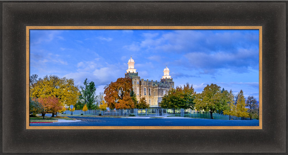 Logan Temple - Street in the Fall by Scott Jarvie