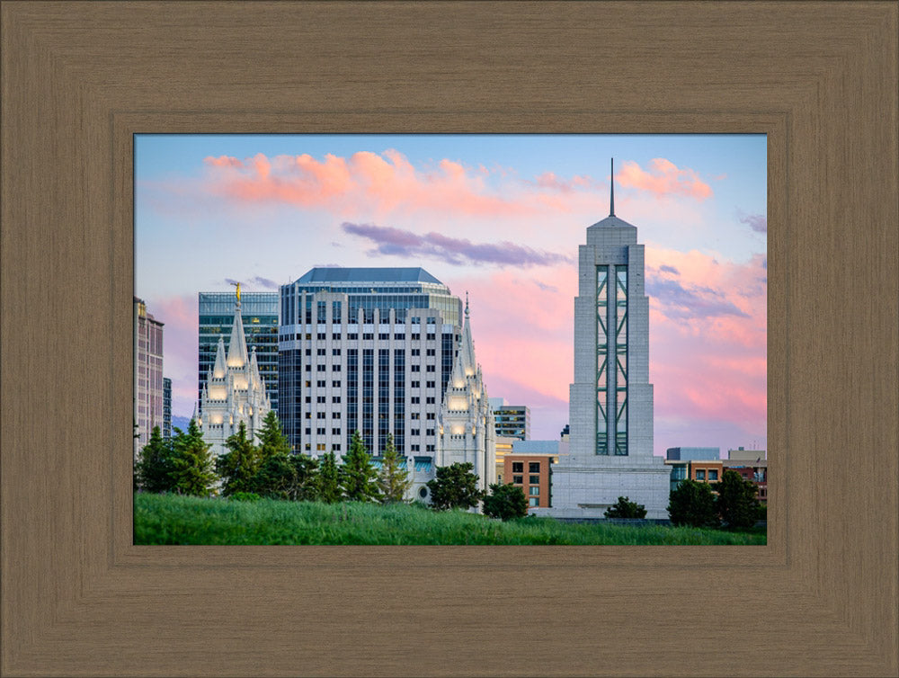 Salt Lake Temple - From the Rooftops by Scott Jarvie