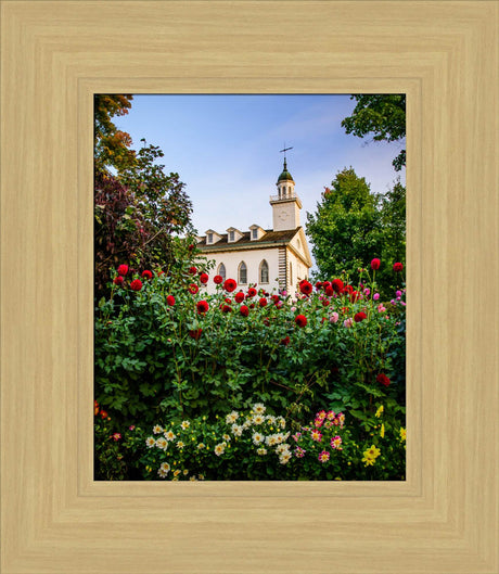 Kirtland Temple- Flowers by Scott Jarvie