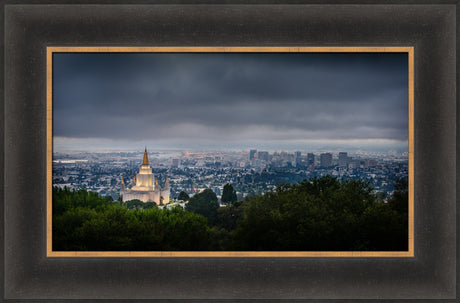 Oakland Temple - Blue by Scott Jarvie