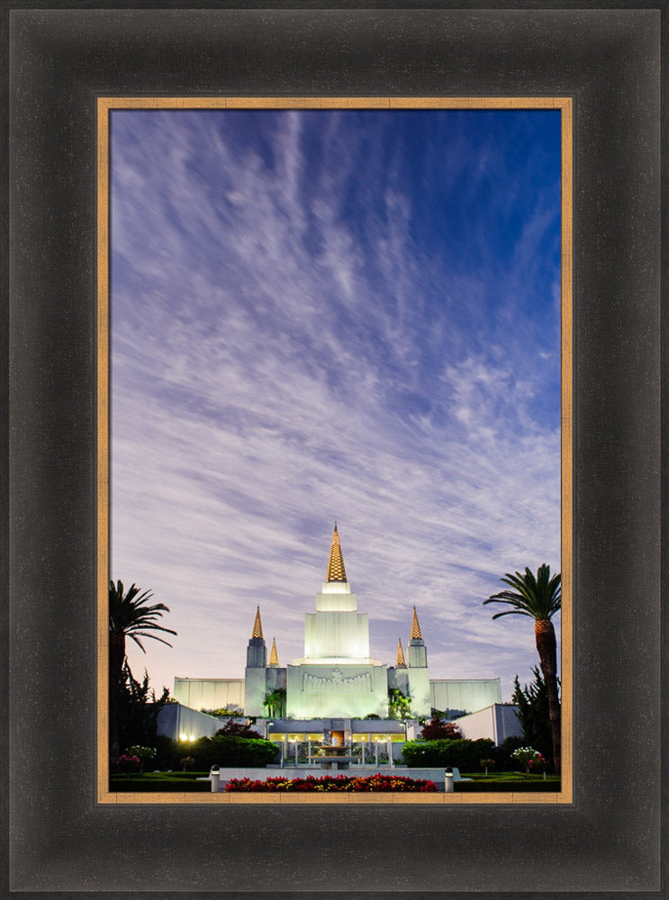 Oakland Temple - Vertical Twilight by Scott Jarvie