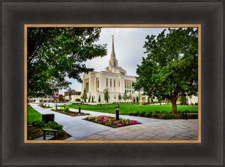 Ogden Temple - Summer Path by Scott Jarvie