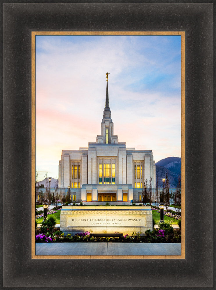 Ogden Temple - Sunrise by Scott Jarvie