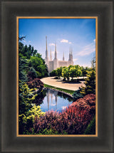 Washington DC Temple - Daytime Reflection by Scott Jarvie