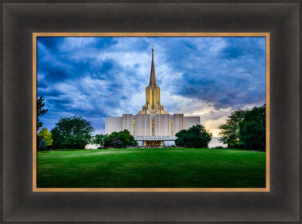 Jordan River Temple - Green Hill by Scott Jarvie