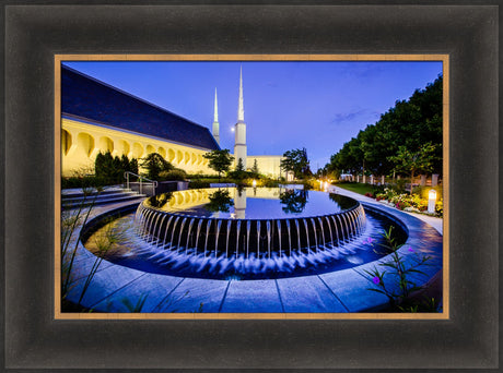 Boise Temple - Reflection Pool by Scott Jarvie