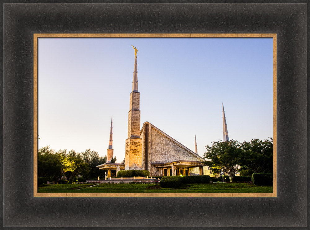 Dallas Temple - Lights at Dusk by Scott Jarvie