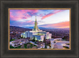 Bountiful Temple - Sunset Across the Valley by Scott Jarvie