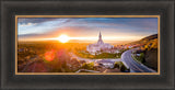 Bountiful Temple - Sunset Panorama by Scott Jarvie