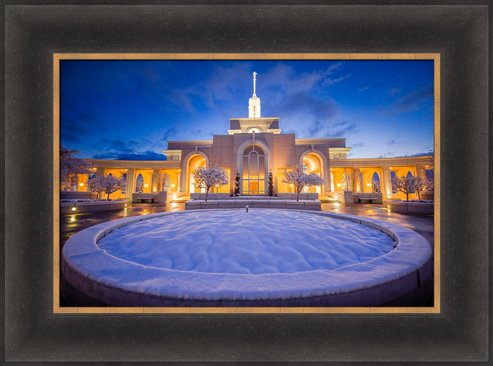 Mt Timpanogos Temple - In the Early Morning by Scott Jarvie