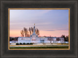 Bismarck Temple - Sunset Sign by Scott Jarvie