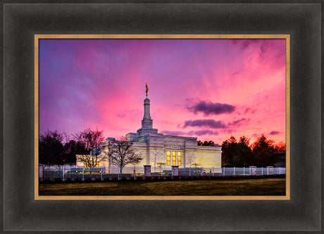 Detroit Temple - Pink Sunset by Scott Jarvie