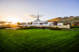 Billings Temple - Sunset - 8x12 giclee paper print