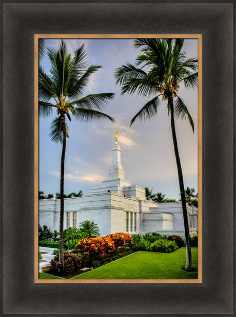 Kona Temple - Palm Trees by Scott Jarvie