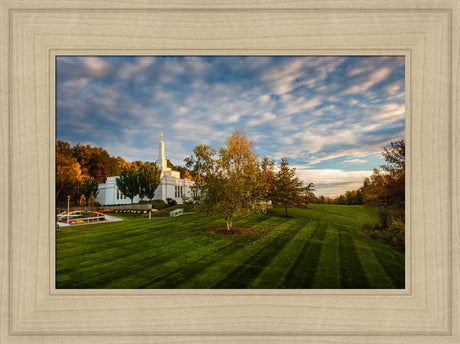 Palmyra Temple - From on High - framed giclee canvas