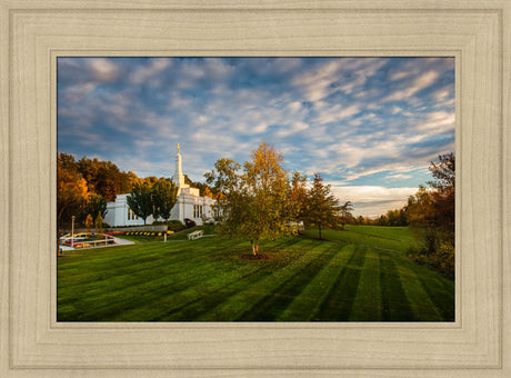 Palmyra Temple - From on High - framed giclee canvas