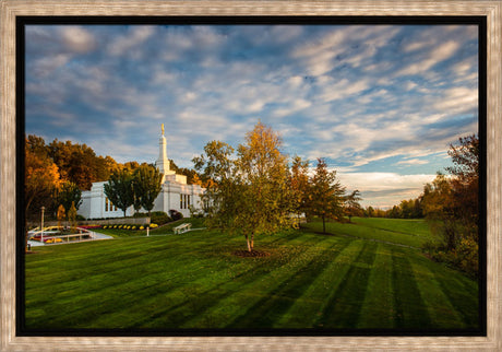 Palmyra Temple - From on High - framed giclee canvas