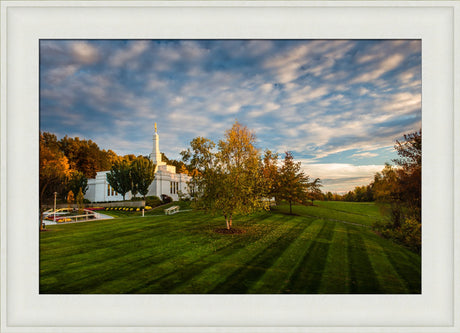 Palmyra Temple - From on High - framed giclee canvas