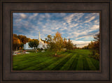 Palmyra Temple - From on High - framed giclee canvas