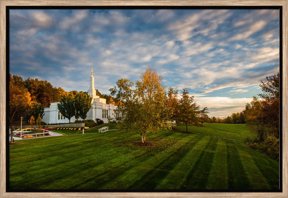 Palmyra Temple - From on High - framed giclee canvas