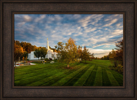 Palmyra Temple - From on High - framed giclee canvas