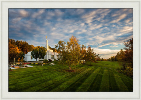 Palmyra Temple - From on High - framed giclee canvas