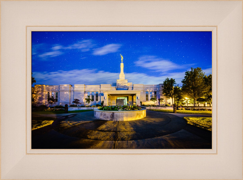 Medford Oregon - Heaven and Earth - framed giclee canvas