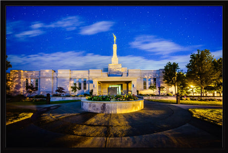 Medford Oregon - Heaven and Earth - framed giclee canvas