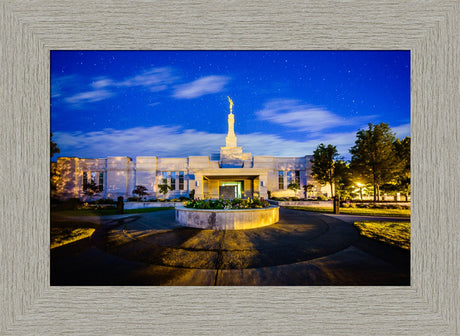 Medford Oregon - Heaven and Earth - framed giclee canvas