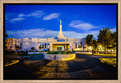 Medford Oregon - Heaven and Earth - framed giclee canvas