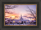 Reno Temple - Sunrise through the Trees by Scott Jarvie