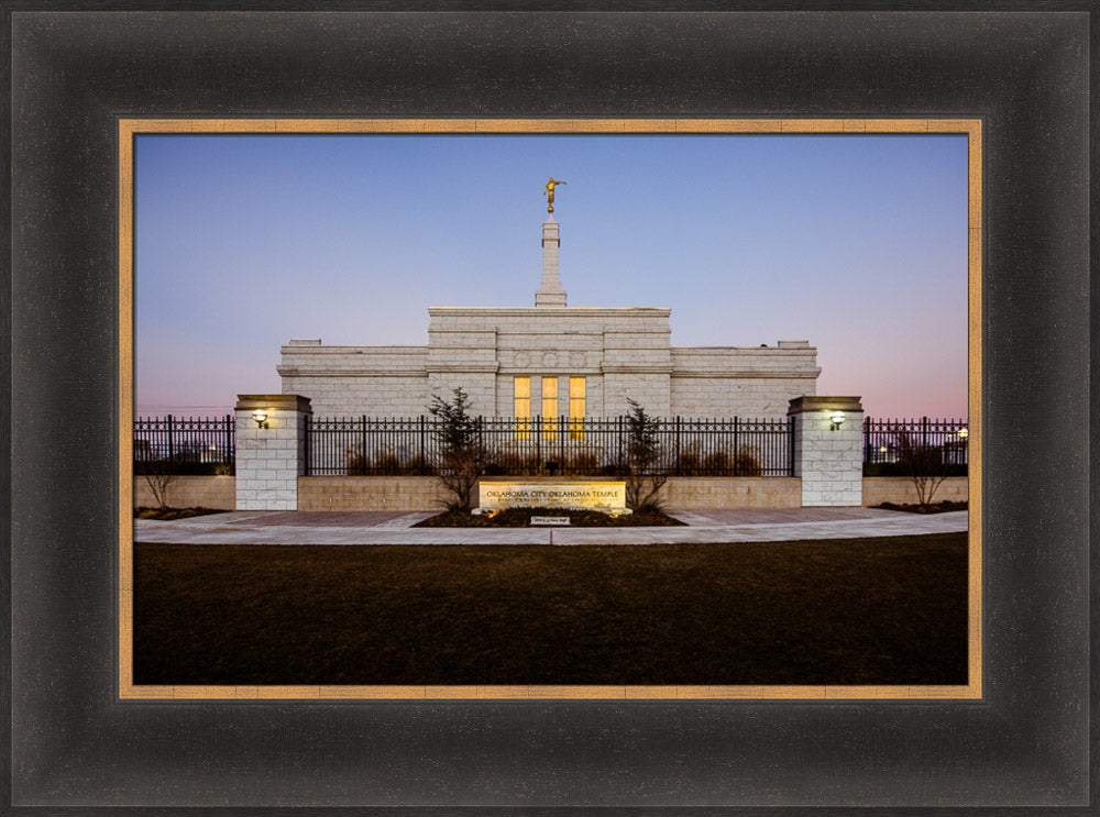 Oklahoma City Temple - From the Side by Scott Jarvie