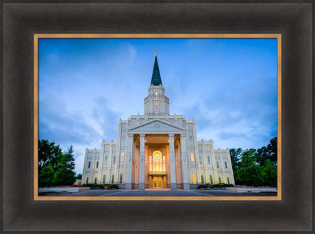 Houston Temple - Blue Twilight by Scott Jarvie