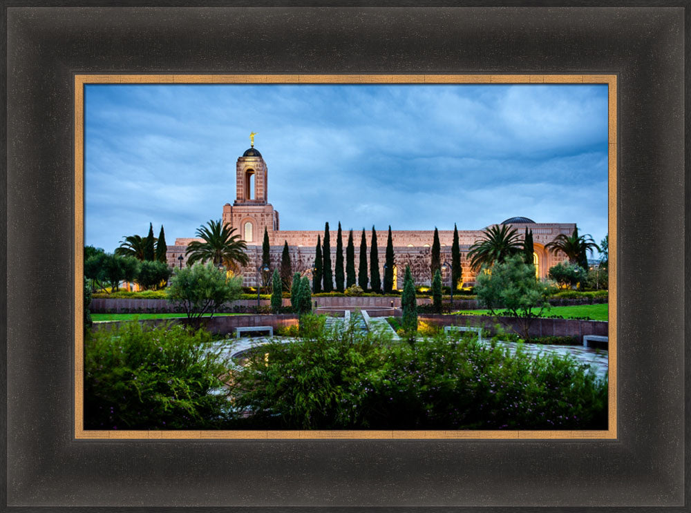 Newport Beach Temple - Wind Blown by Scott Jarvie