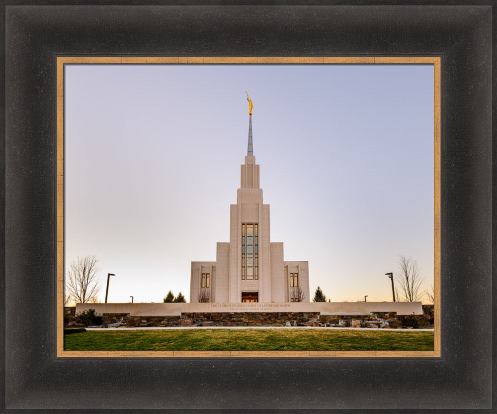 Twin Falls Temple - Temple Sign by Scott Jarvie