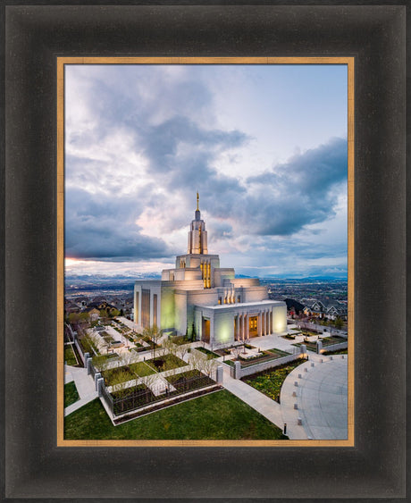 Draper Temple - A Corner View by Scott Jarvie