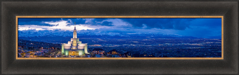 Draper Temple - Above the Fray Panorama by Scott Jarvie