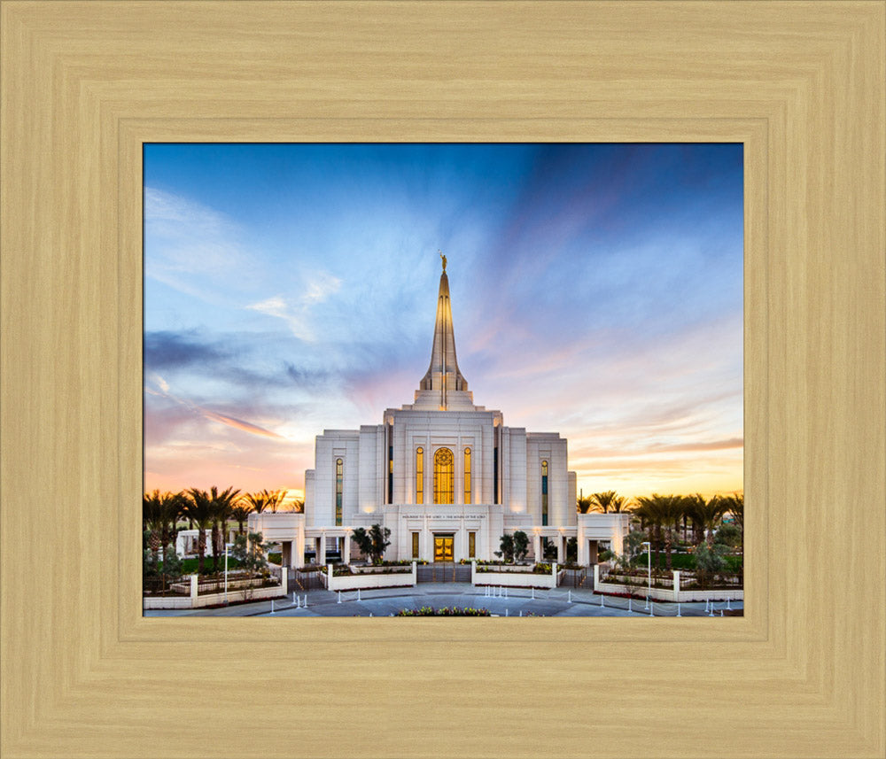 Gilbert Temple - Bright Sunset by Scott Jarvie