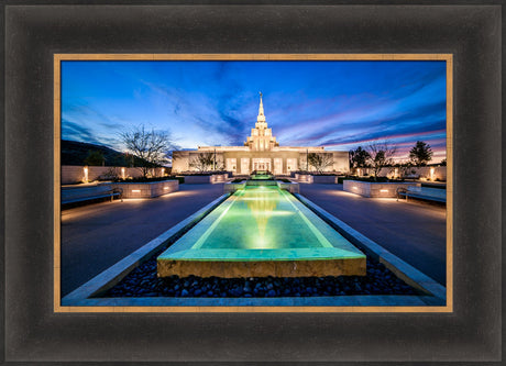 Phoenix Temple - Reflection Pool by Scott Jarvie