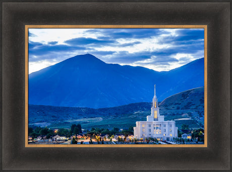 Payson Temple - Evening Hills by Scott Jarvie