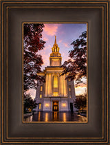 Philadephia Temple - Sunset Entrance by Scott Jarvie